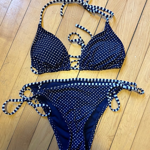 Mossimo Supply Co. Other - Blue Polka Dot Bikini